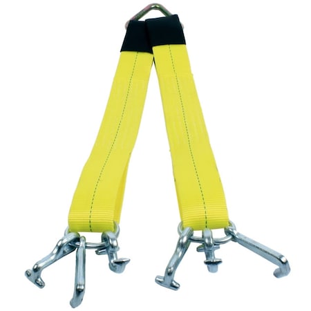 Us Cargo Control 3" x 24" V-Bridle w/ Cluster Hooks VB24CH